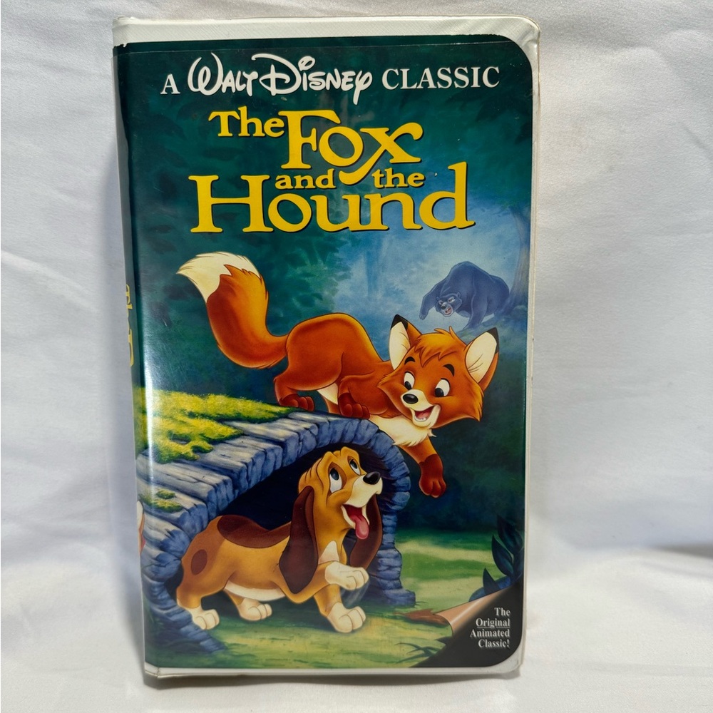 THE FOX AND THE HOUND VHS. WALT DISNEY HOME VIDEO. BLACK DIAMOND THE CLASSICS